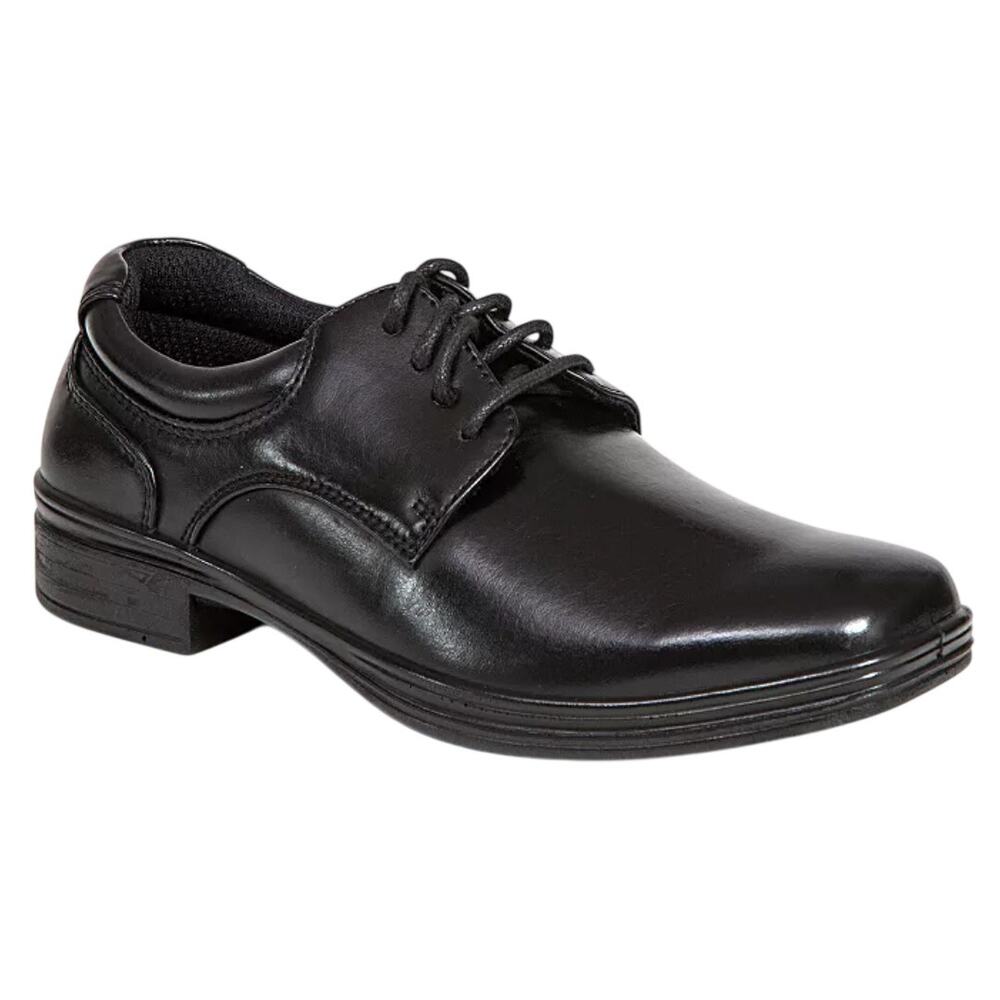 Deer Stags Blazing Boys' Oxford Dress Shoes in Black, Size 7Y